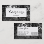 センターラベル – 森の中の道 名刺 (正面/裏面)