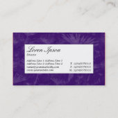 センターラベル – Dandelion幽霊 名刺 (裏面)