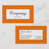 センターラベル – OrangeTerrazzo Pattern 03 名刺 (正面/裏面)