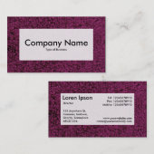 センターラベルv3 – ウールカーペット02 名刺 (正面/裏面)