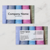 センターラベルv3 – コットンリール 名刺 (正面/裏面)