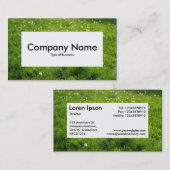 センターラベルv4 - Dandelion Meadow 01 名刺 (正面/裏面)