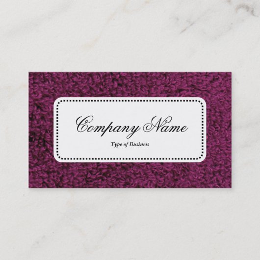 センターラベルv5 – ウールカーペット02 名刺 (正面)