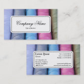 センターラベルv5 – コットンリール 名刺 (正面/裏面)