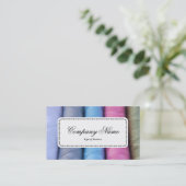 センターラベルv5 – コットンリール 名刺 (スタンド正面)