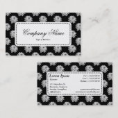 センターラベルv5 - Chryk Pattern B&W 名刺 (正面/裏面)