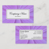 センターラベルv5 - Cosmos花 名刺 (正面/裏面)