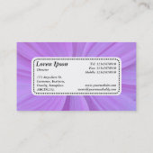 センターラベルv5 - Cosmos花 名刺 (裏面)