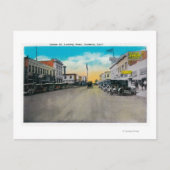 センター通りルッキング西アナハイム, CA ポストカード (正面)