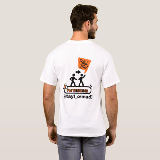 センター ステージ ソーシャルメディア 両面 ユニセックス メンズ Tシャツ