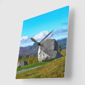 センチネルロック州パーク、ウェストモア、バーモント スクエア壁時計 (傾斜)