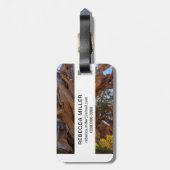 センチネル·ツリー ラゲッジタグ (裏面縦)