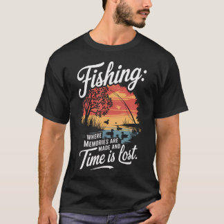 センチメンタルな釣りの思い出 Tシャツ