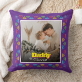 センチメンタルパパギフト – カスタム写真ギフト クッション (ブランケット)