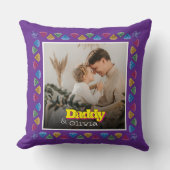 センチメンタルパパギフト – カスタム写真ギフト クッション (正面)