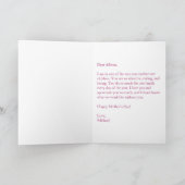 センチメンタルフローラ妻の母の日 カード (内部)