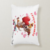 センチメンタルモダンなバレンタインデーforカップル アクセントクッション (正面(垂直))