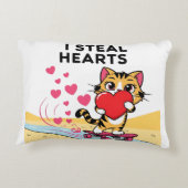 センチメンタルモダンなバレンタインデーforペット アクセントクッション (裏面)