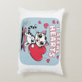 センチメンタルモダンなバレンタインデーforペット アクセントクッション (裏面(縦))