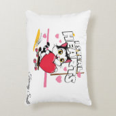 センチメンタルモダンなバレンタインデーforペット アクセントクッション (正面(垂直))