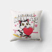 センチメンタルモダンなバレンタインデーforペット クッション (裏面)