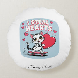 センチメンタルモダンなバレンタインデーforペット ラウンドクッション