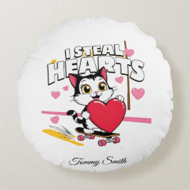 センチメンタルモダンなバレンタインデーforペット ラウンドクッション