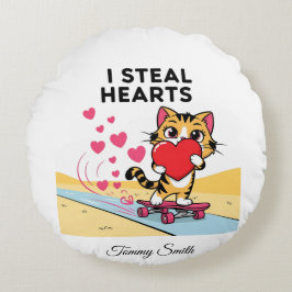 センチメンタルモダンなバレンタインデーforペット ラウンドクッション