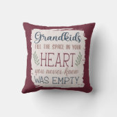 センチメンタル祖父母の日引用文記念ギフト クッション (裏面)