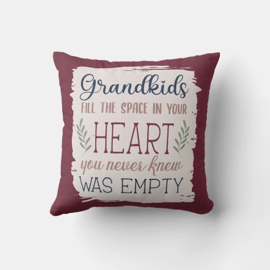 センチメンタル祖父母の日引用文記念ギフト クッション (裏面)
