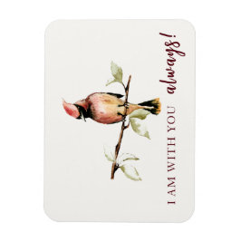 センチメンタル私はいつもあなたと赤い（鳥）ショウジョウコウカンチョウ マグネット