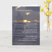 センチメンタル誕生日書オリジナル カード (黄色い花)