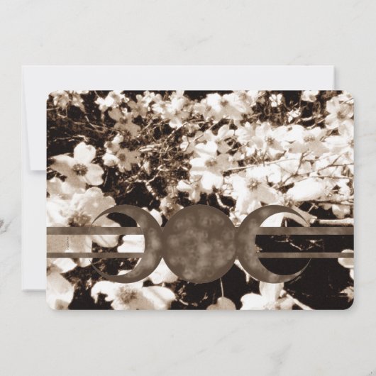 センチメンタル・ドッグウッド・トリプルムーン・ハンファスティング・カード 招待状 (裏面)