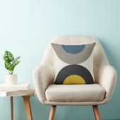 センチュリーブルーモダンイエローガンメタル クッション (椅子)