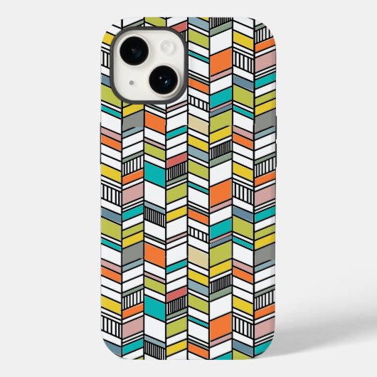 センチュリーヘリンボモダンーン Case-Mate iPhoneケース (裏面)