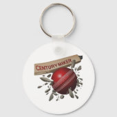 センチュリーメーカークリケットこうもり&ボールスポーツ キーホルダー (正面)