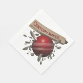 センチュリーメーカークリケットこうもり&ボールスポーツ スタンダードランチョンナプキン (角)