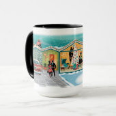 センチュリー飾のクリスマス マグカップ (正面左)