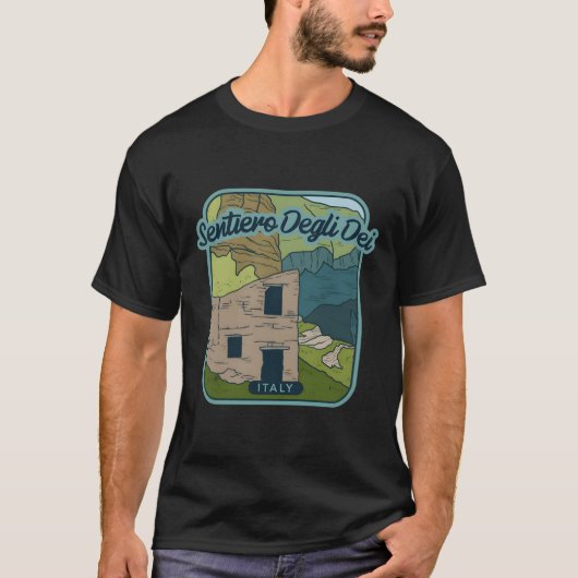センティエロ・デッリ・デイ – イタリア Tシャツ (正面)