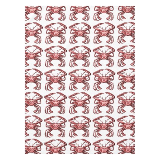 センティネルカニ赤いテーブルクロス テーブルクロス (正面)