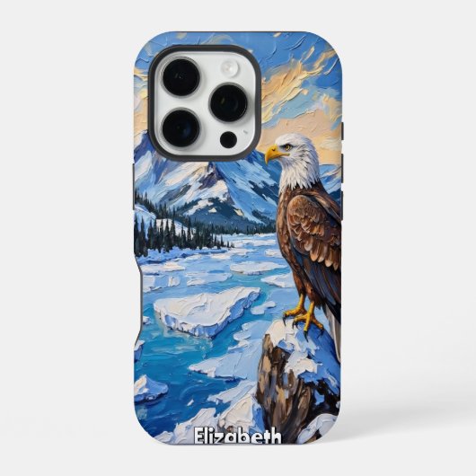 センティネル・イーグル凍ってい陛下 iPhoneケース (裏面)