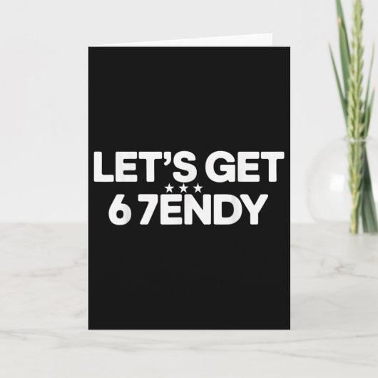 センディー67 六七 ミームを始めよう カード (正面)