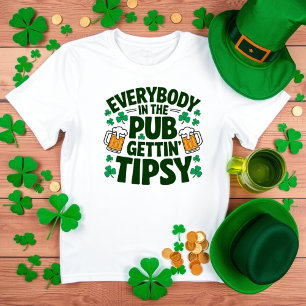 セントおもしろいパトリックのデイパブ飲みパーティー Tシャツ