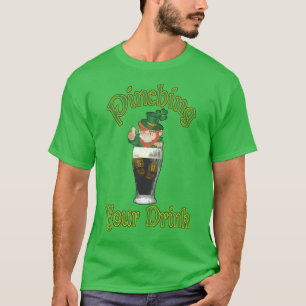 セントおもしろいパトリックの日ピンチン Tシャツ