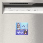 セントおもしろいベルナルドグニースいけなホリデーマグネット マグネット (インサイチュ (食洗機))