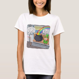 セントおもしろい・パトリックの日の贈り物またはカード – Leprechaun Tシャツ