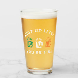 セントおもしろい・パトリックの日はあなたは肝臓を閉鎖素晴らし タンブラーグラス