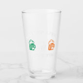 セントおもしろい・パトリックの日はあなたは肝臓を閉鎖素晴らし タンブラーグラス (正面)