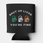 セントおもしろい・パトリックの日はあなたは肝臓を閉鎖素晴らし 缶クーラー (裏面)