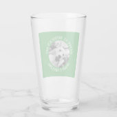 セントおもしろい・パトリックの日アイルランドと笑顔の犬 タンブラーグラス (裏面)